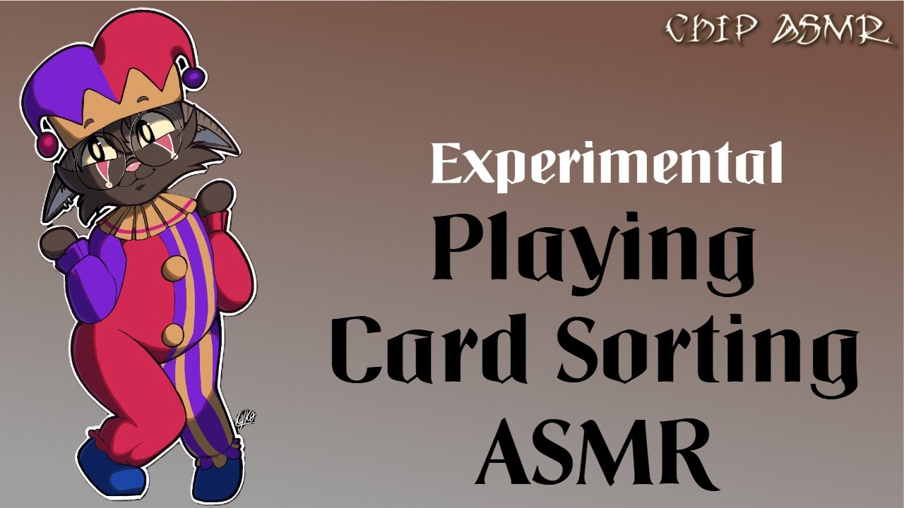 Playing card sorting | Experimental | chip ASMR