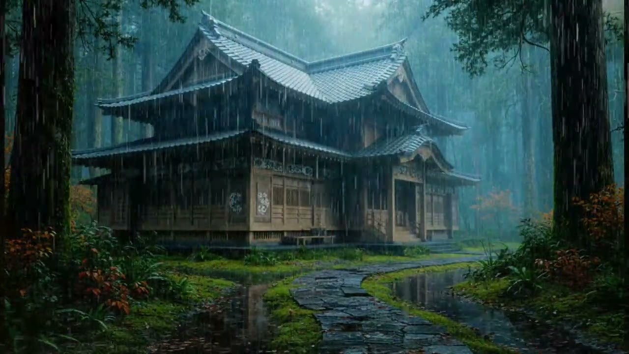 Relax and Sleep with Rain Sound 🌧️ Calm Night Ambience for Deep Rest