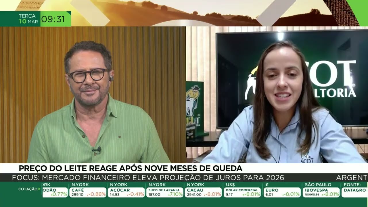 Preço do leite reage após nove meses de queda