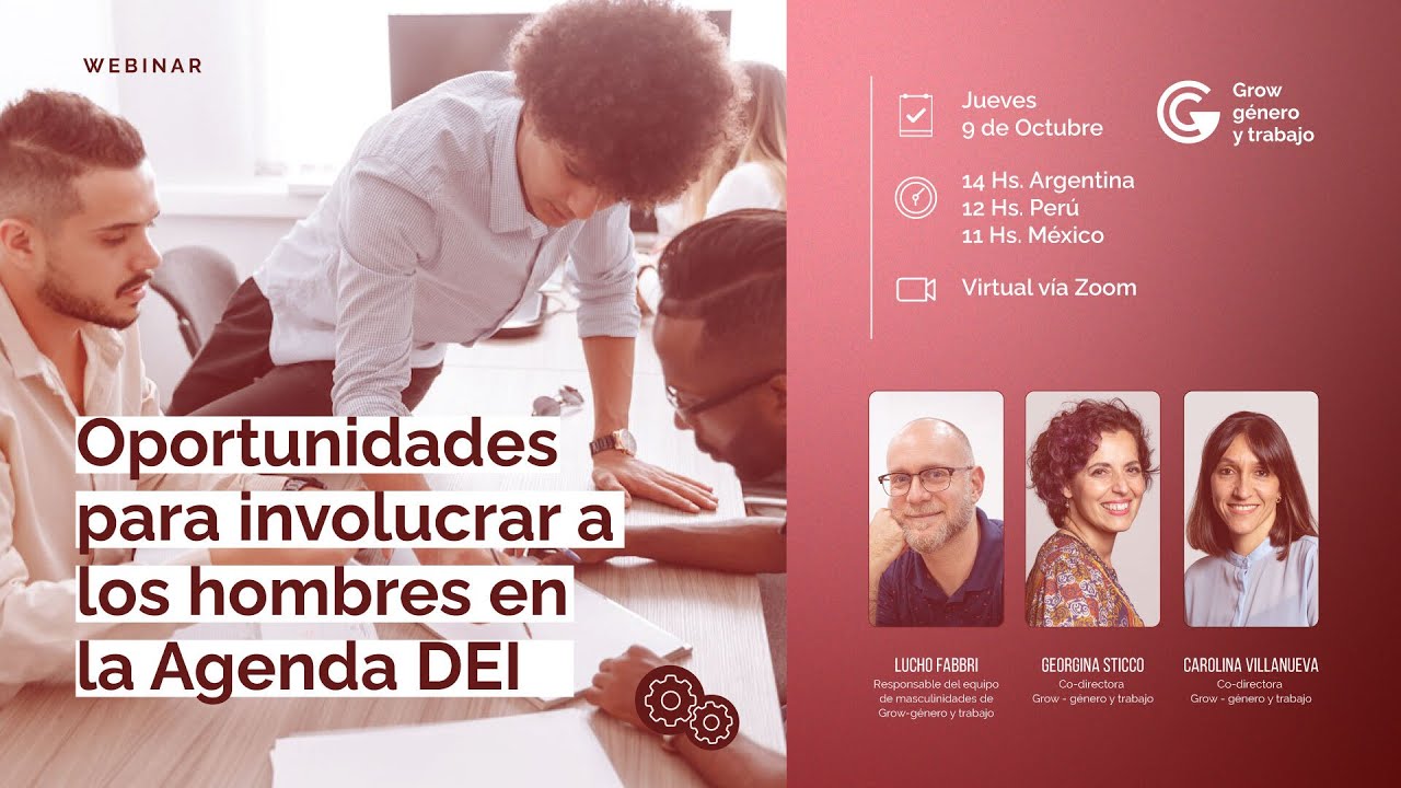 Oportunidades para involucrar a los hombres en la Agenda DEI