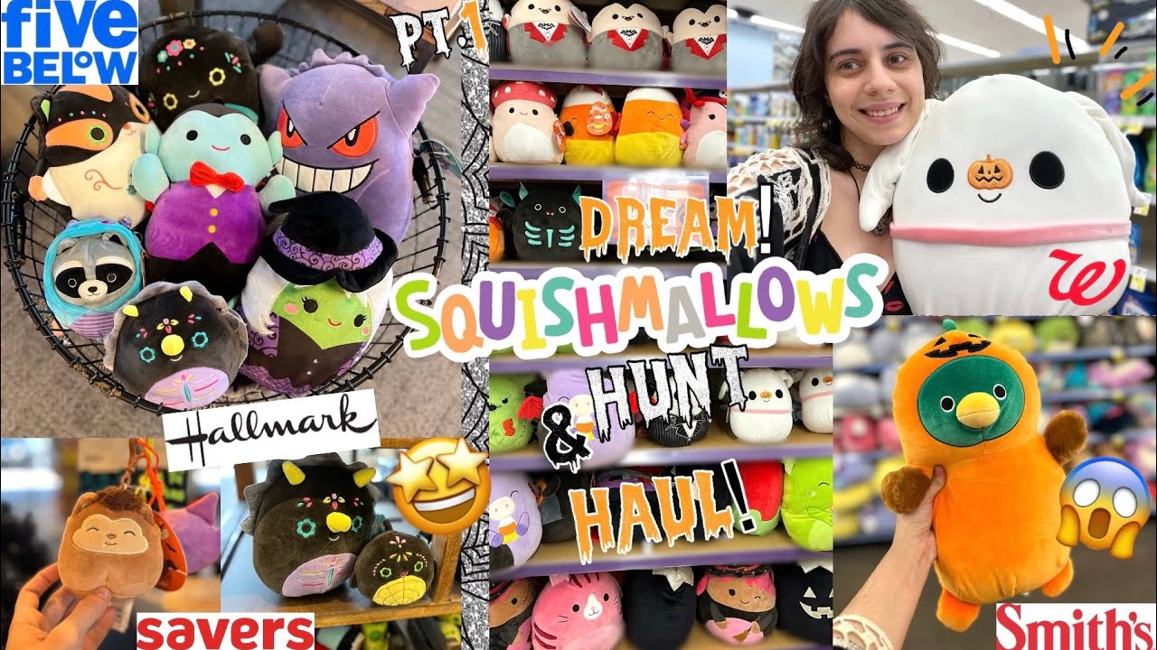 DREAM😱Halloween🎃Squish Hunt in Las Vegas! NEW✨& RARE Squish @Smiths, Hallmark, & MORE! +🖤Haul!🧡