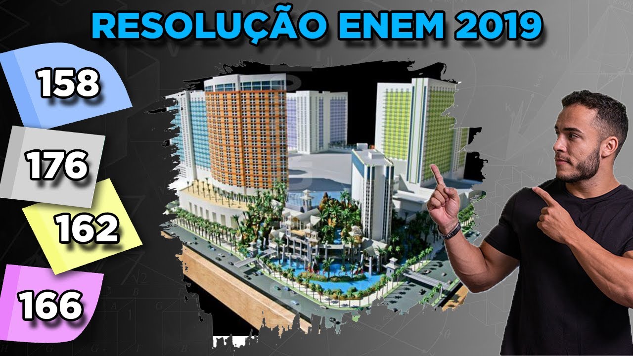 ⚫ Questão 158 - Caderno Azul | Matemática Básica | MATEMÁTICA ENEM 2019