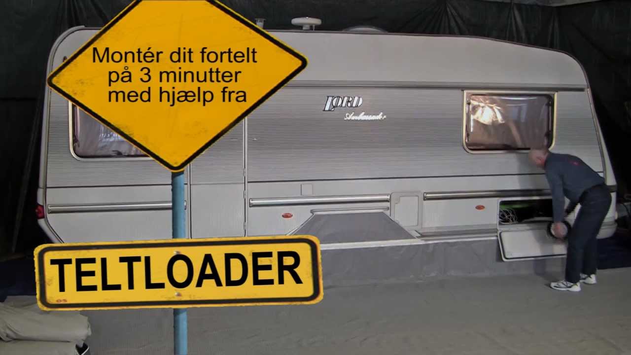 Teltloader - montér dit fortelt på din campingvogn på under tre minutter
