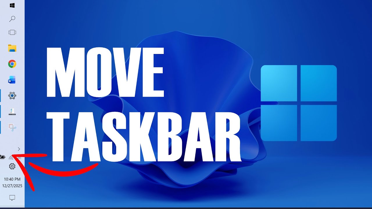Move the Taskbar Position in Windows 11 (Top, Left, or Right)