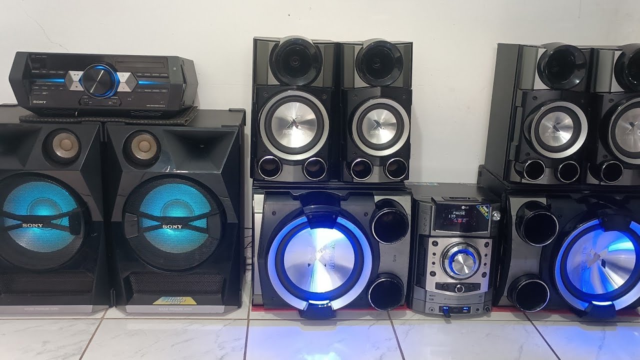 SONY SHAKE 33 vs LG KSM1506 (Qual a melhor linha de Mini Systems? Linha SHAKE ou linha XMETAL BASS?)