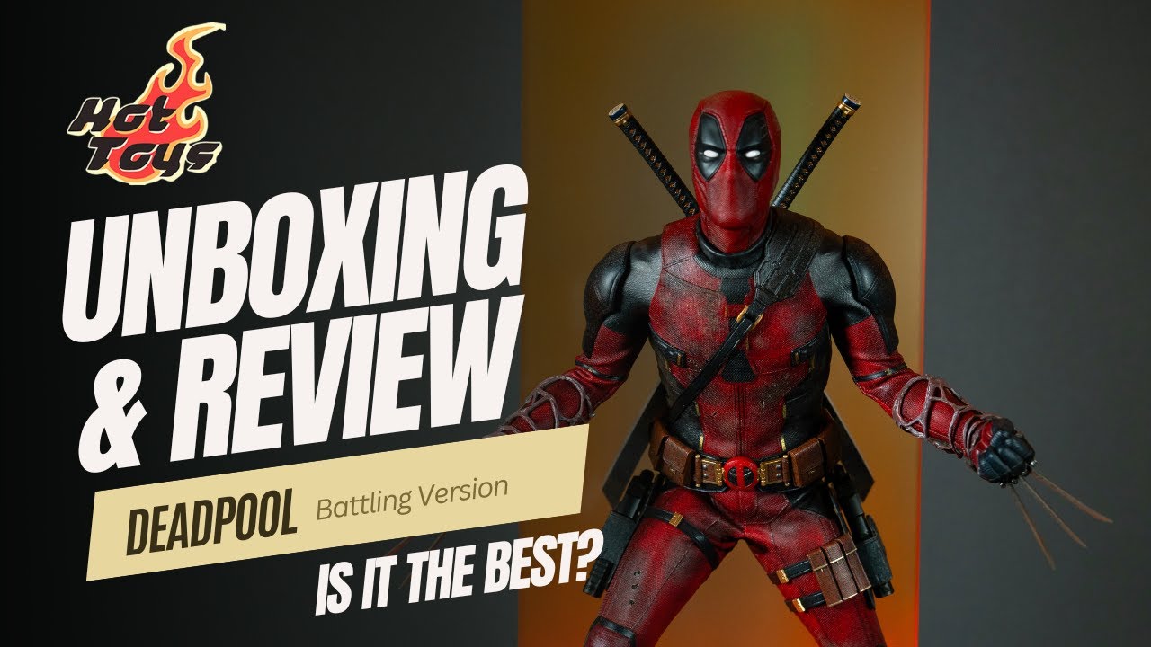 Hot Toys Deadpool (Battling Version) - Deadpool and Wolverine 1/6 Scale Figure