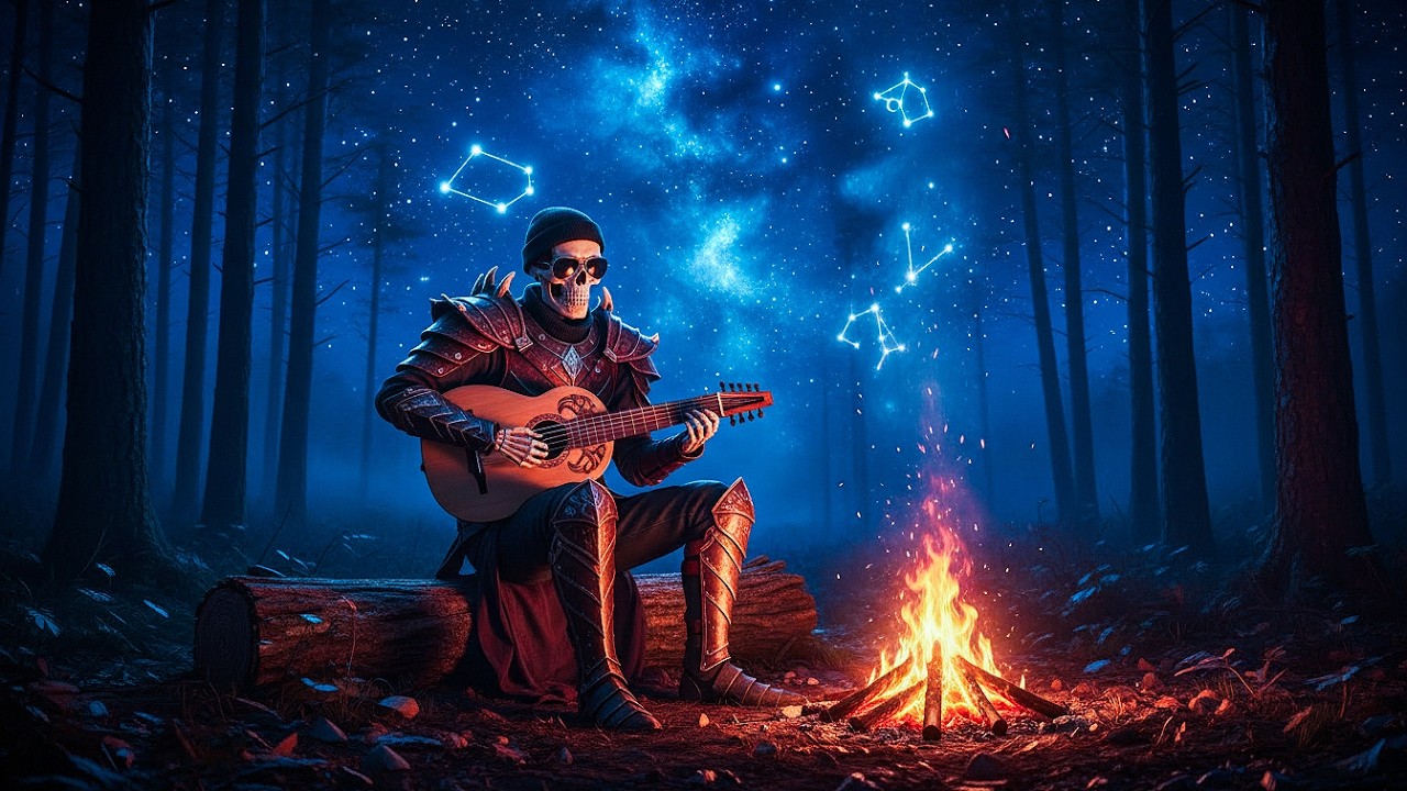 THE OBSIDIAN CHRONICLES 06: Campfire & Constellations [Dungeon Synth Instrumental]