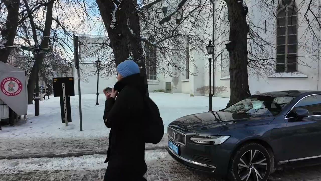 Winter Tallinn City Centre Walking Tour 🇪🇪 Tallinn, Estonia 2026 | 4K Walking Tour
