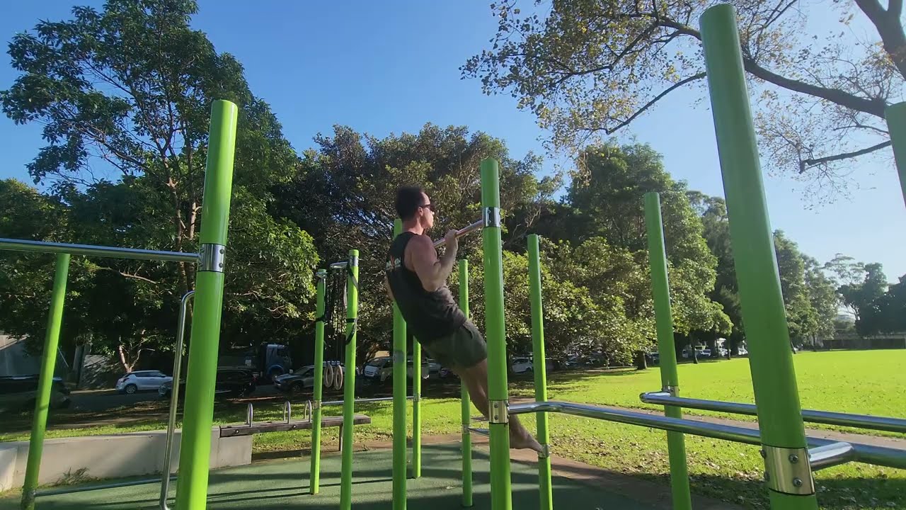 Pull-Ups with 5s Isometric Hold at the Top (Chin Over Bar)