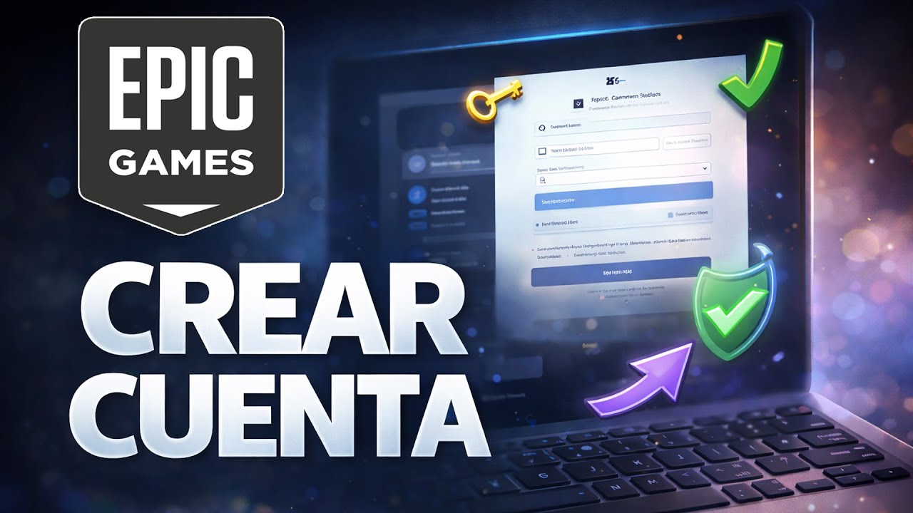 COMO CREAR UNA CUENTA EN EPIC GAMES PC 2026