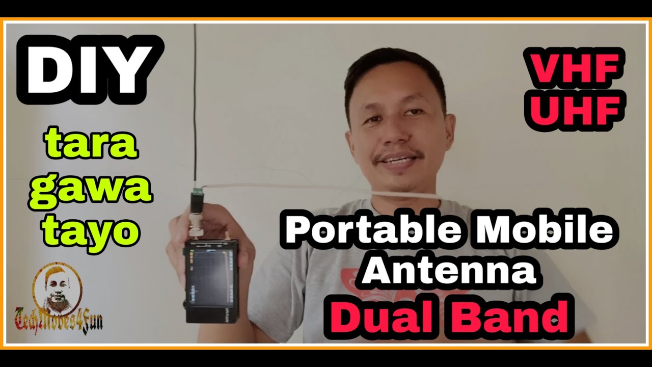 DIY | Full Tutorial | Magic Mobile Antenna | Dual Band | VHF UHF | Napakadaling gawin!