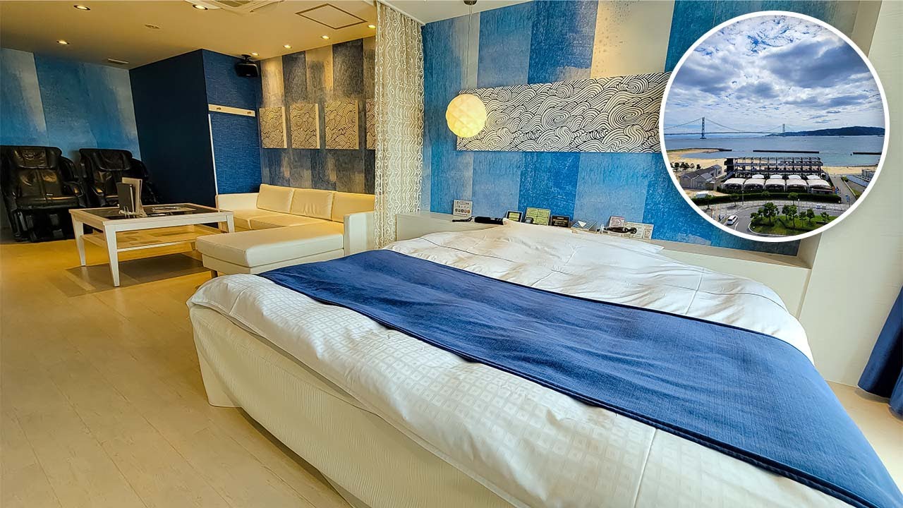Однодневная поездка в японский отель любви с видом на море🌊🏩 | Jaguar Hotel Akashi