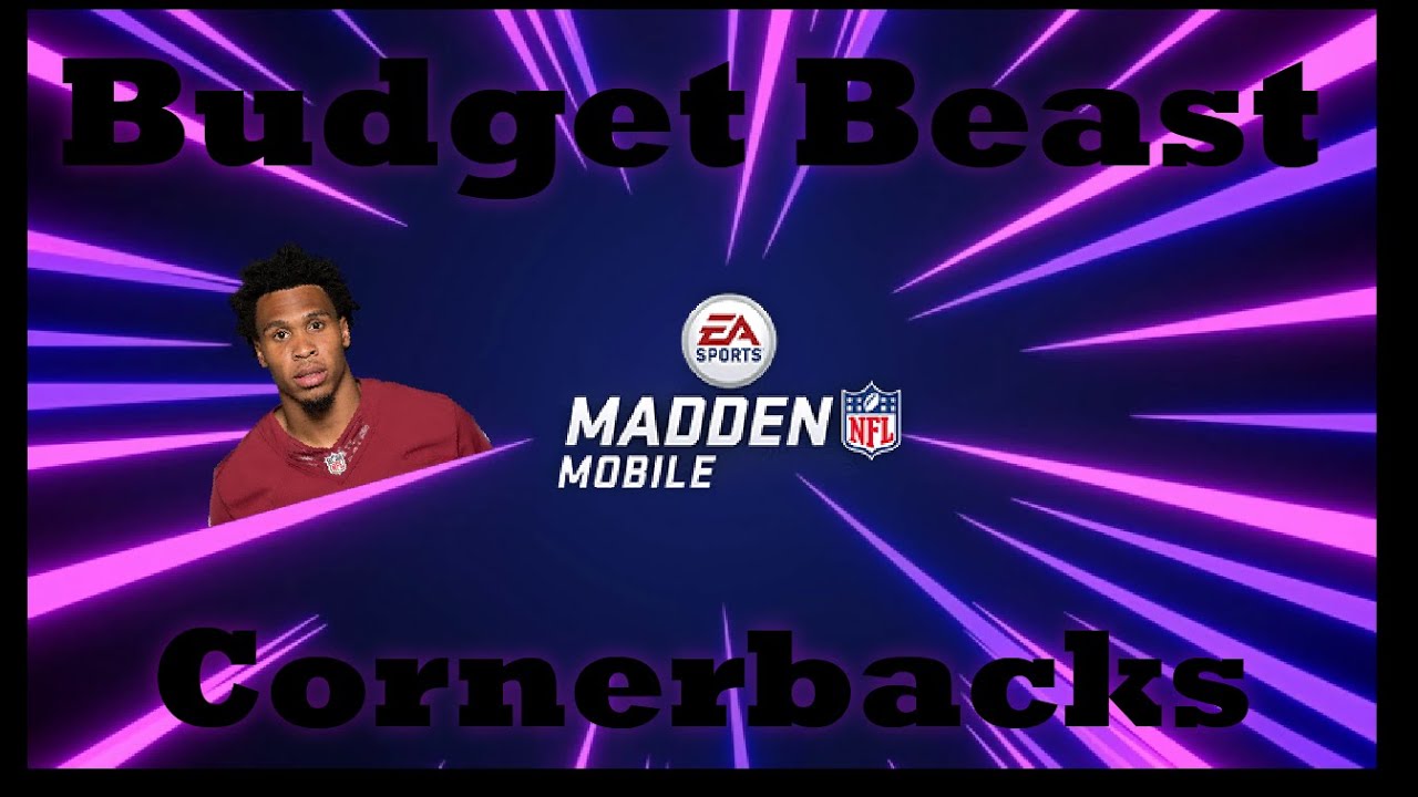 Budget Beast Cornerbacks! Madden Mobile 21