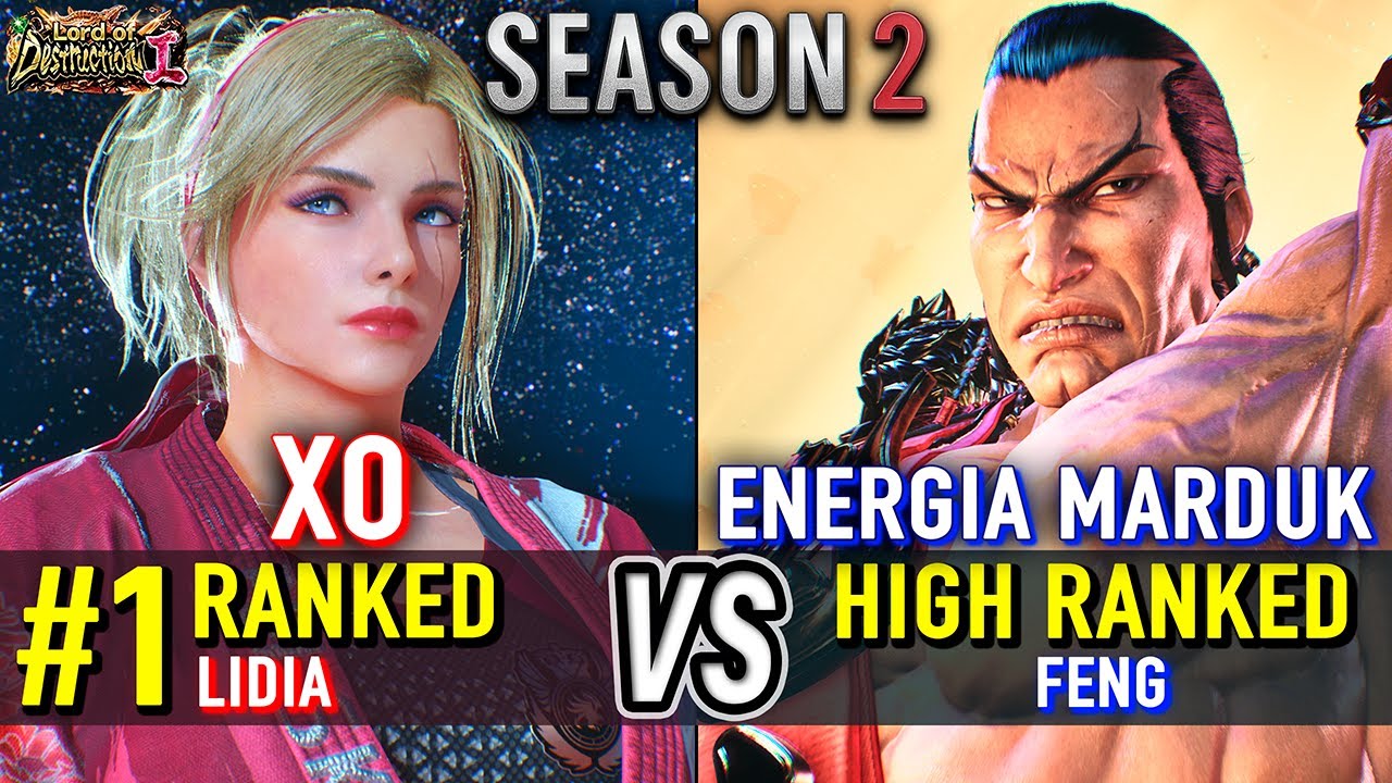 T8 🔥 XO (#1 Ranked Lidia) vs ENERGIE MARDUK (Feng) 🔥 Tekken 8 High Level Gameplay