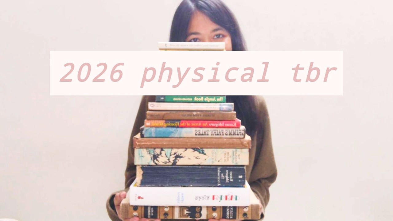 all the physical books I want to read in 2026 📚✨🤍