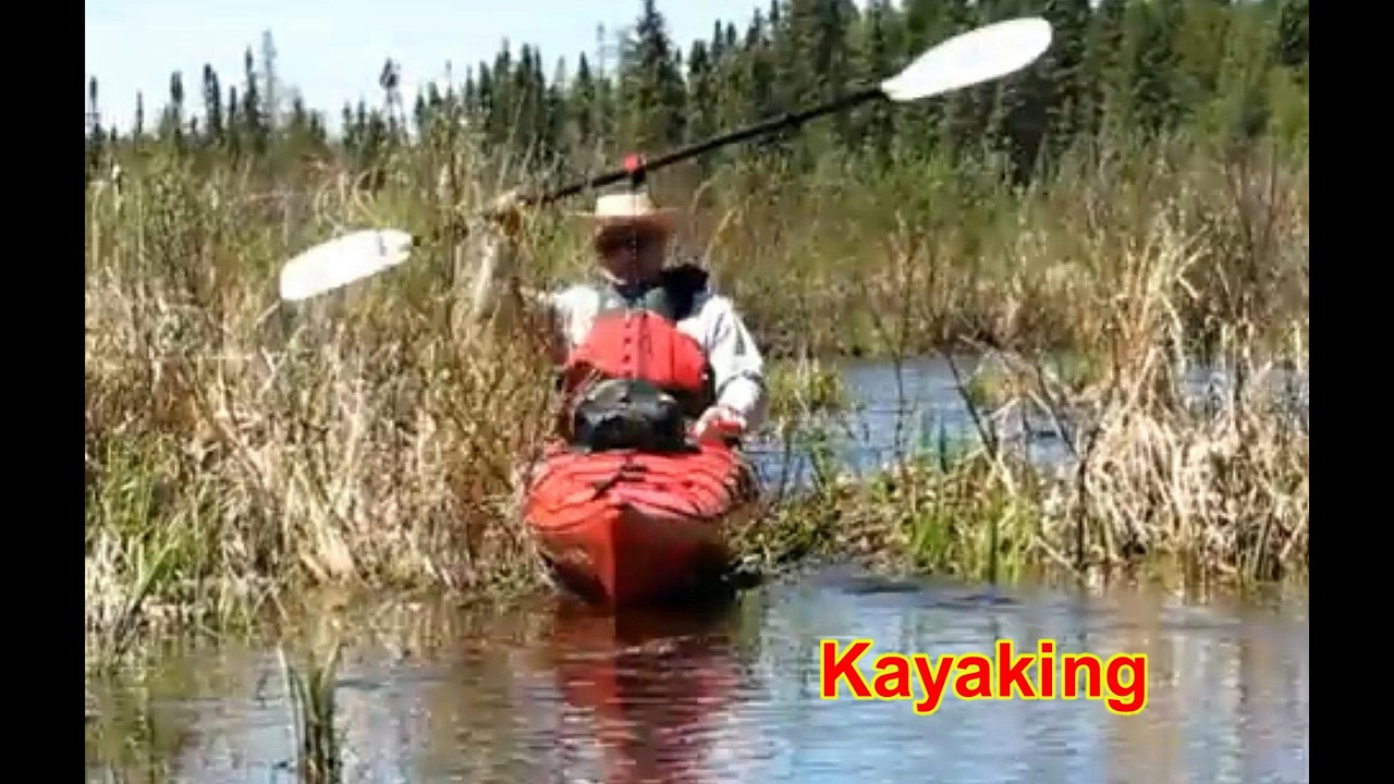 Сплав на байдарках по реке Матавин, заброшенная хижина, плотина и птицы, северо-запад Онтарио, ру...