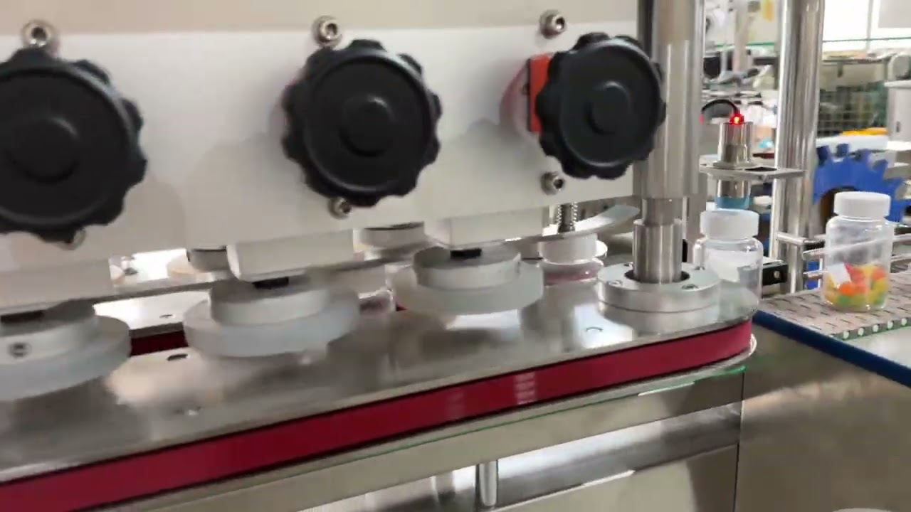 High-Speed 4-Head 16-Channel Gummy Tablet Counting & Bottling Line