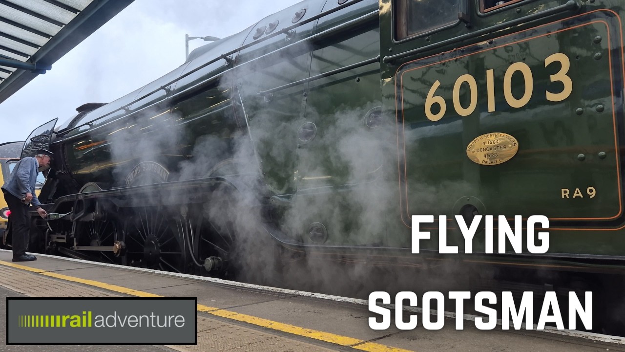 2 Unpainted HST's drag 60103 Flying Scotsman to Alton! | 07/03/26