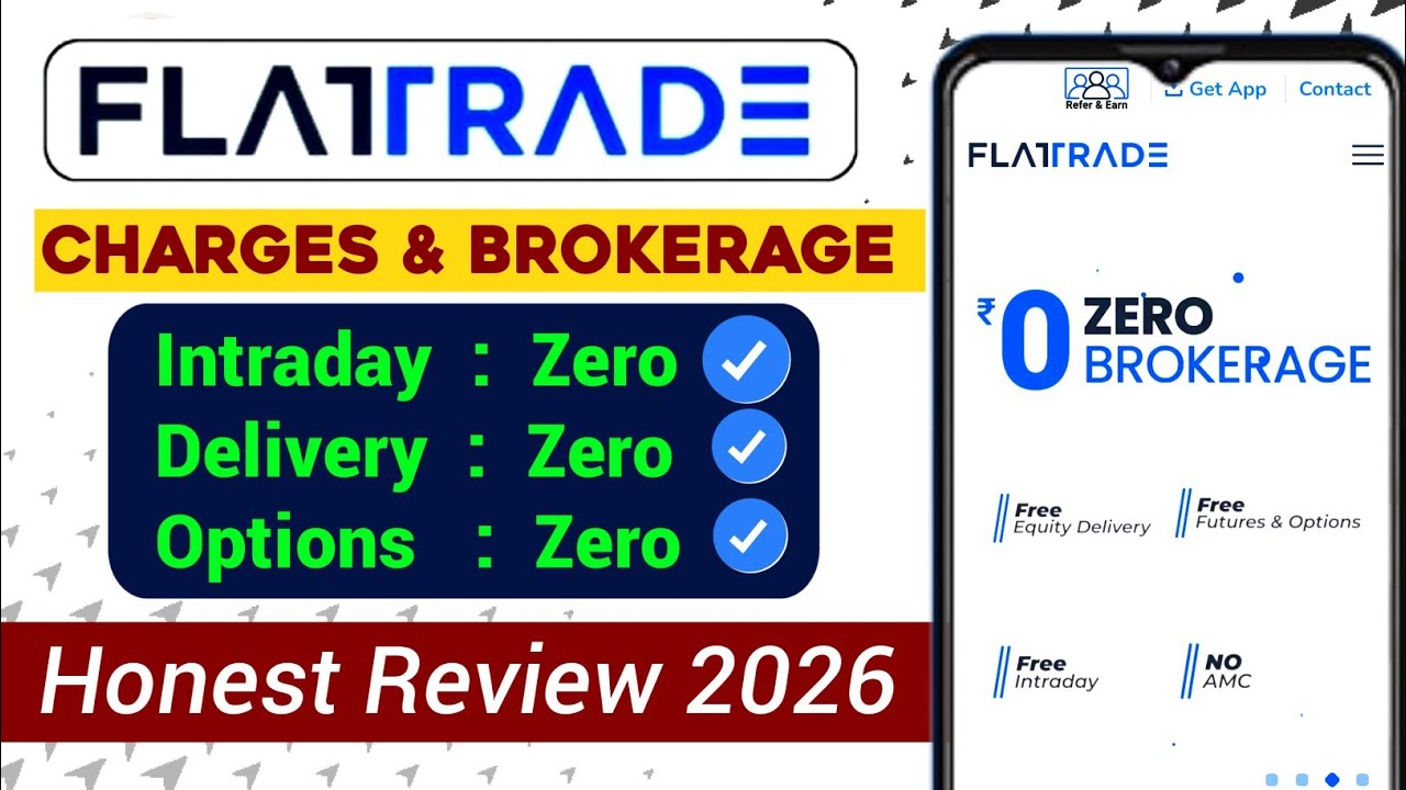 Flattrade App Review 2026 | Zero Brokerage Plan & All Charges Explained💸 Flattrade Brokerage Charges
