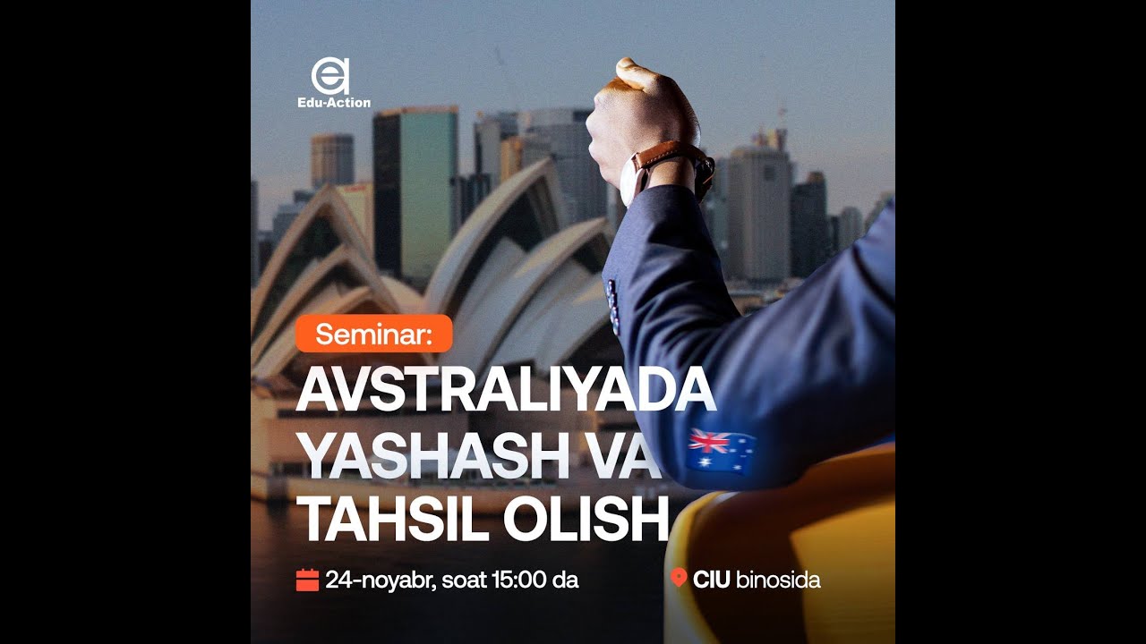 Avstraliyada yashash va tahsil olish