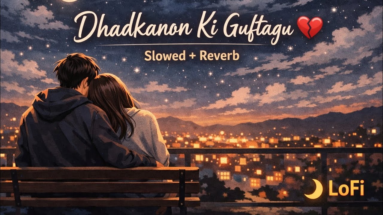 Dhadkanon Ki Guftagu ❤️ | Slowed + Reverb LoFi | Romantic Hindi Love Song 🌙
