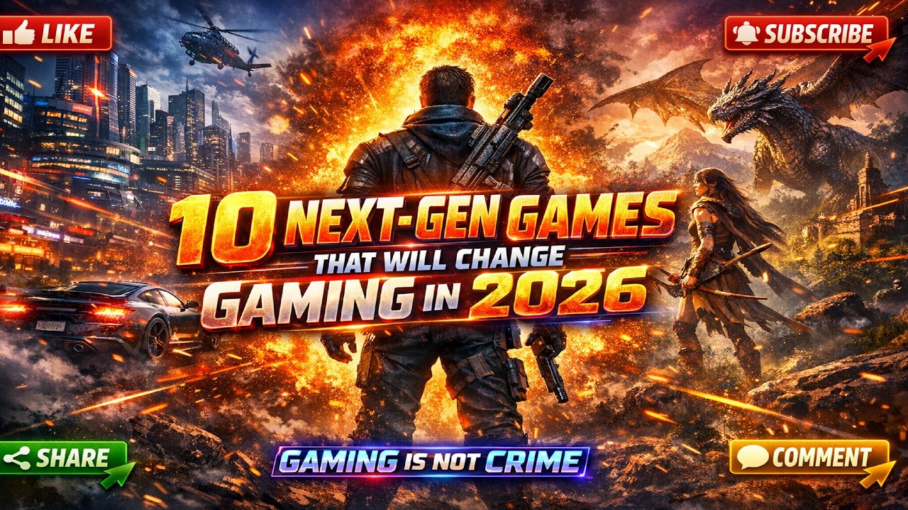 THE FUTURE OF GAMING? 10 INSANE UPCOMING GAMES (2026)#Gaming2026#UpcomingGames