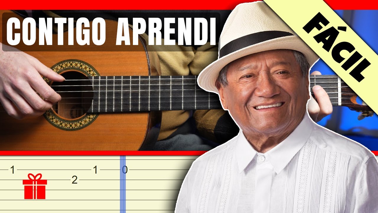 Cómo Tocar CONTIGO APRENDI - Armando Manzanero | TUTORIAL DE GUITARRA | *FÁCIL*