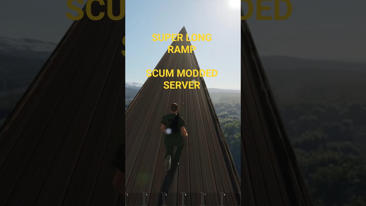 Super Long Ramp - Scum Server Modding 