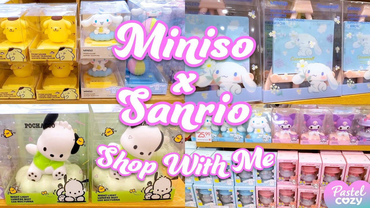 Miniso x Sanrio Shop With Me and Haul + Review | Cute Storage | Stationery | Housewares | Room Decor