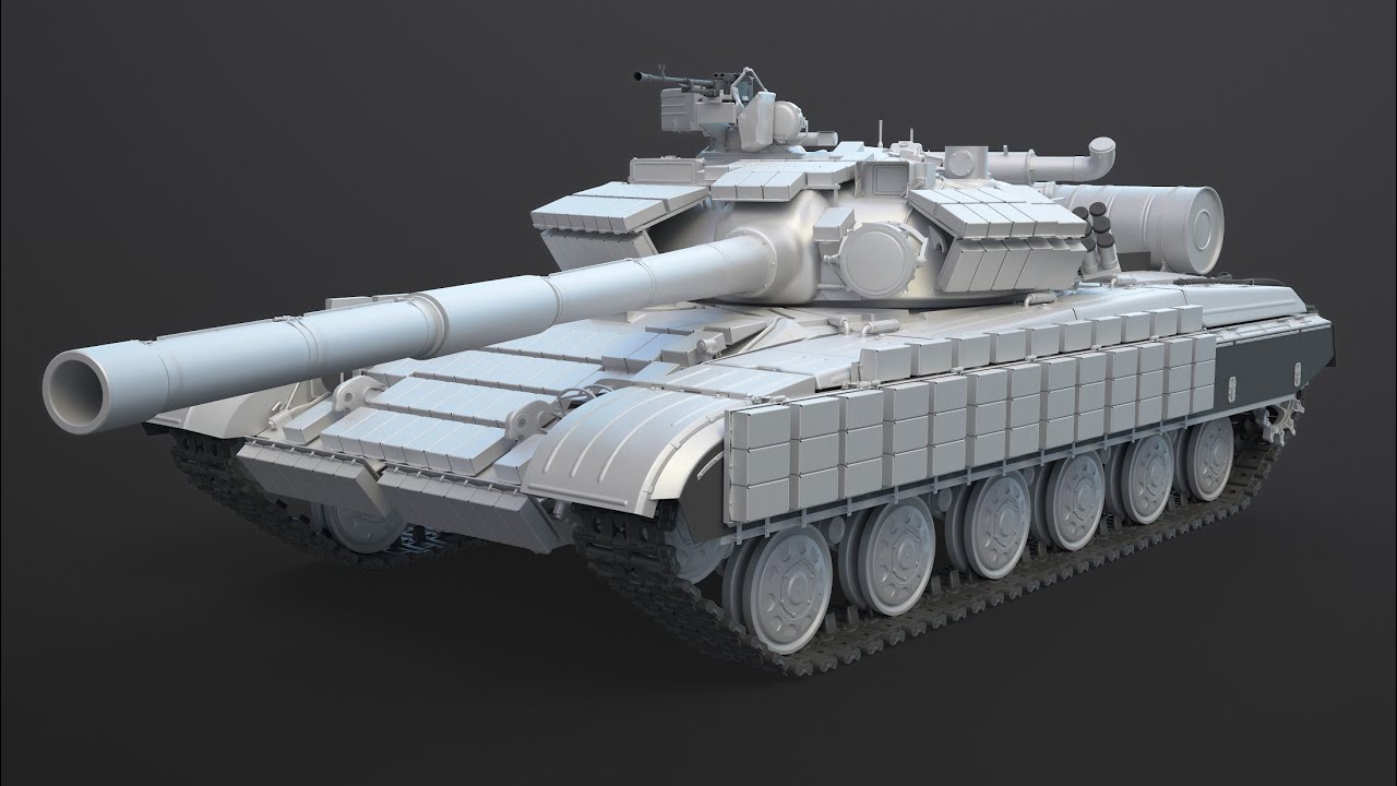T-64 BV 3d-model