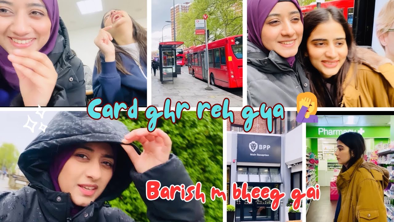 My first VLOG in London 🇬🇧 | BPP University mini tour | Card ghr bhool gai | Meet Zuii 🌺