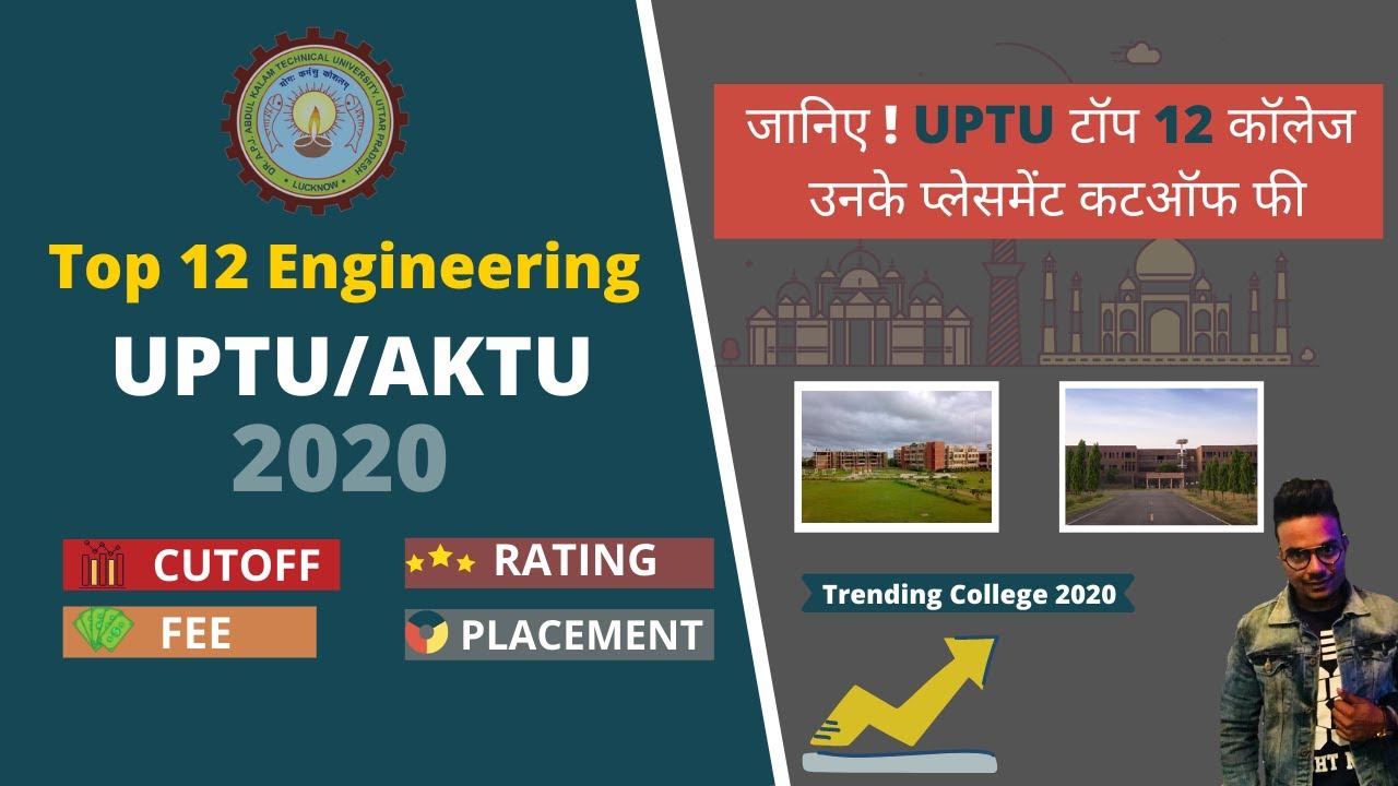TOP 12 UPTU/AKTU कॉलेज 2020 | Placement | Cutoff | Rating | Fee