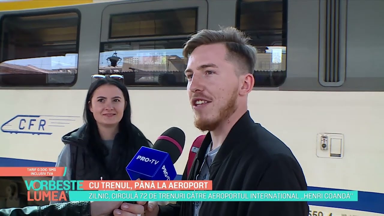 Cu trenul... până la aeroport