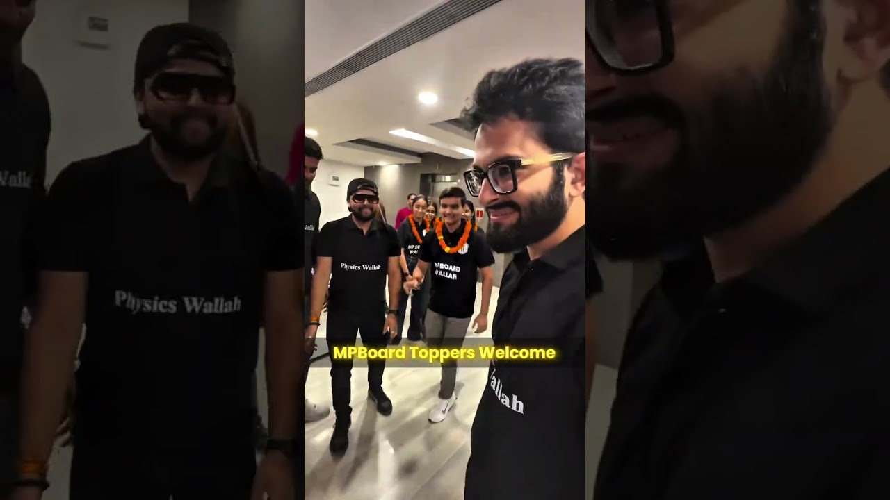 MP Board Toppers Welcomed at PW Office! 🎉👑 | Proud Moment 😍 #MPBoard #PW #Topper2025
