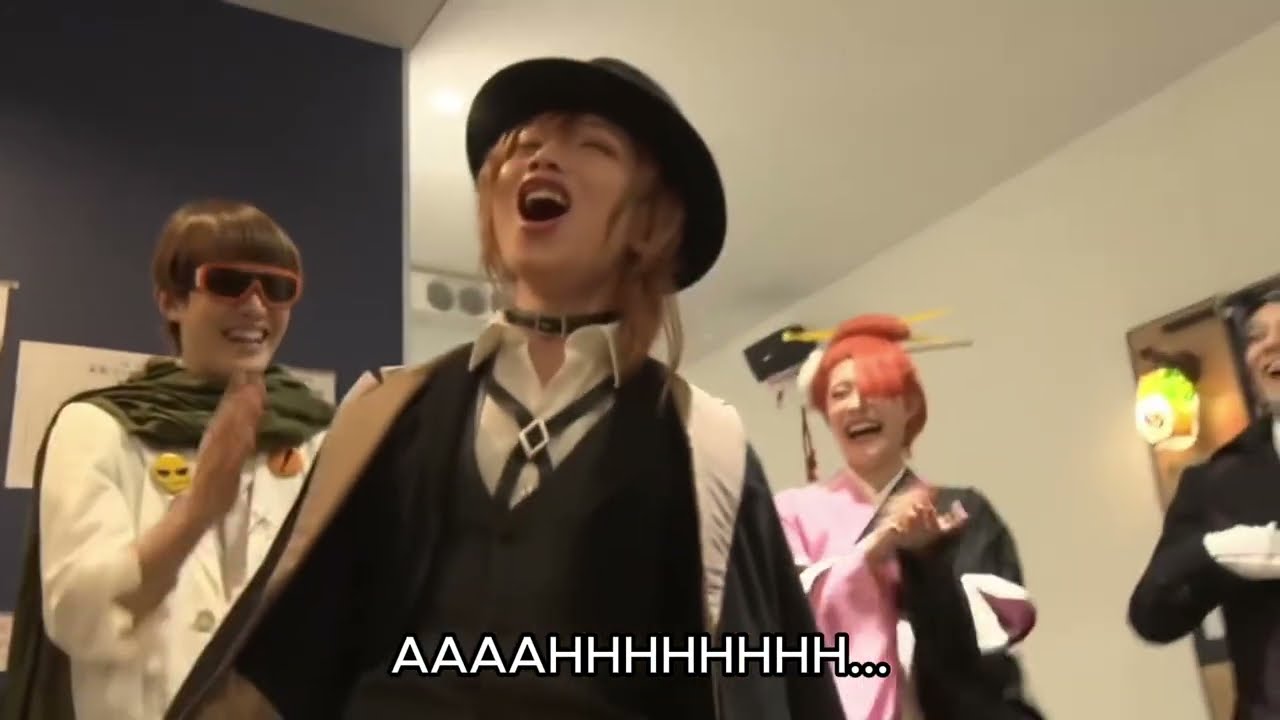 BSD stageplay backstage: Ivan moments (KOUFUKU DESU!!!)