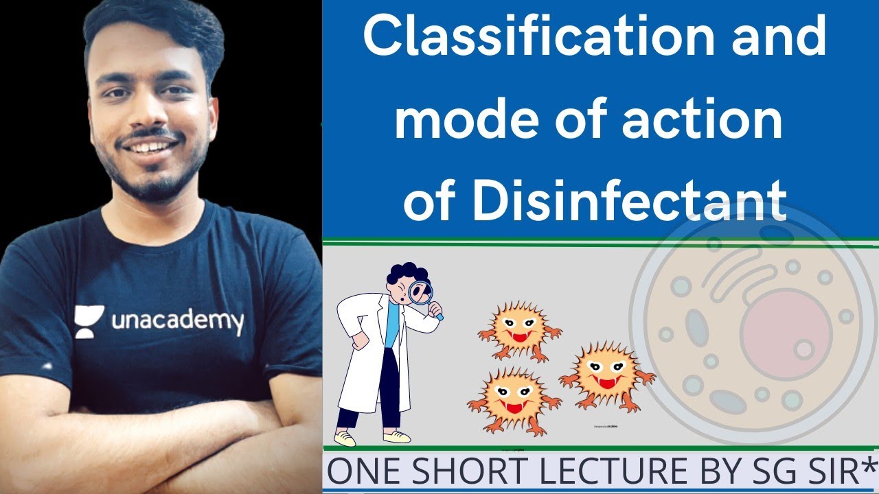 Classification and mode of action of disinfectant || microbiology unit 3 #pharmacy #sgsir