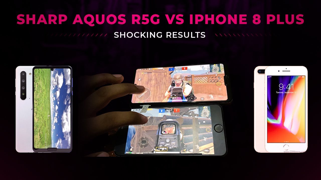 iPHONE8 PLUS vs SHARP AQUOS  R5G FULL COMPARISION | SHOCKING RESULTS