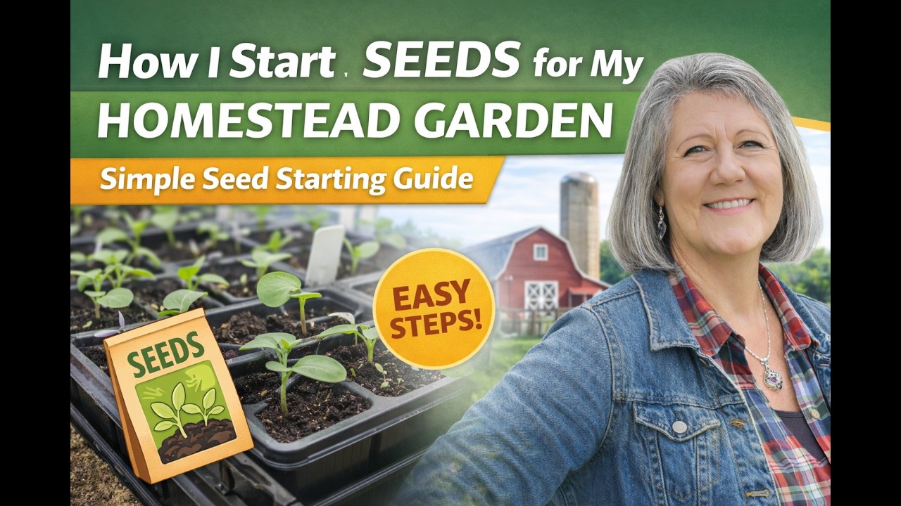 How to Start Seeds for Your Homestead Garden (Beginner Friendly)