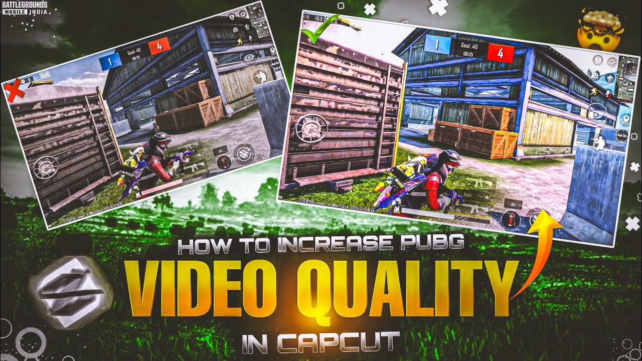 Pubg Quality Tutorial | Capcut Pubg Video Quality Tutorial | OMG 😱 4k quality |  Faith GAMER UK