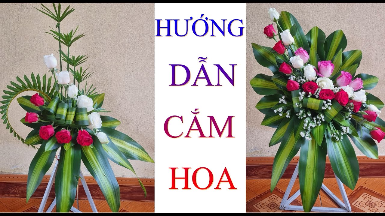 Hướng dẫn cắm hoa,  flower arrangement tutorial || Thanh Nguyên