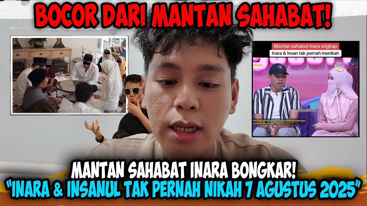 YUDI MANTAN SAHABAT INARA SPILL❗❗ “Tidak Ada Pernikahan Inara & Insanul 7 Agustus!”