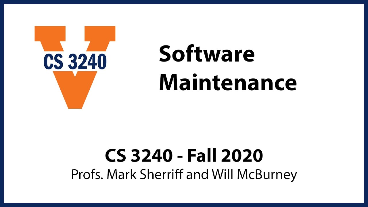 Software Maintenance