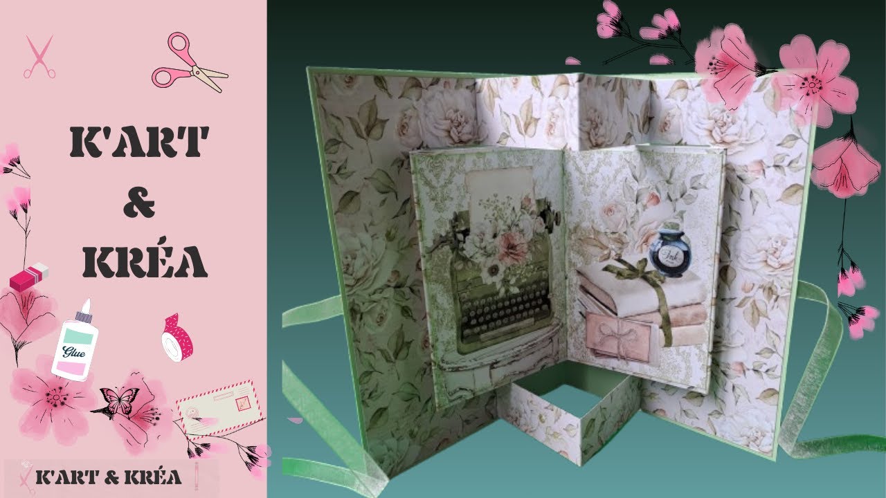 Carte Pop-up #scrapbooking #partage