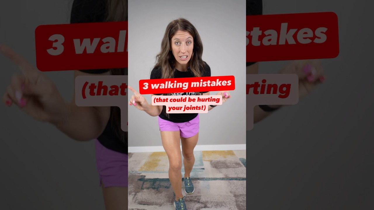 3 walking mistakes that could be HURTING your joints 😳