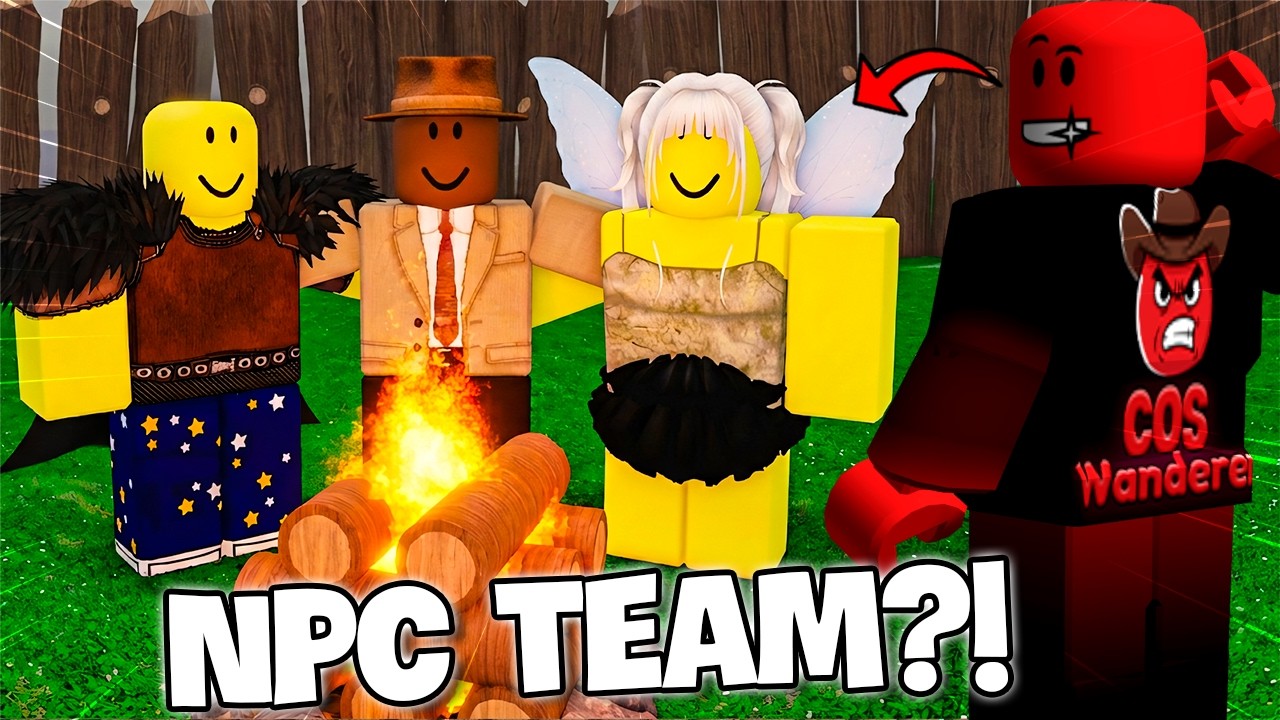 I Joined NPC Only Team in 99 Nights in the Forest