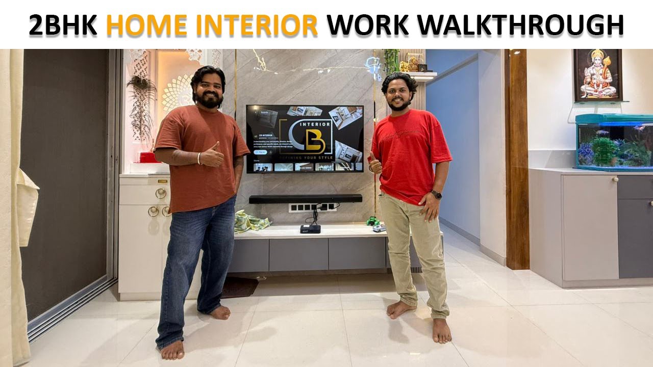 2BHK Home Interior Design | Minimal & Modern | CB Interior | Mumbai & Navi Mumbai Projects