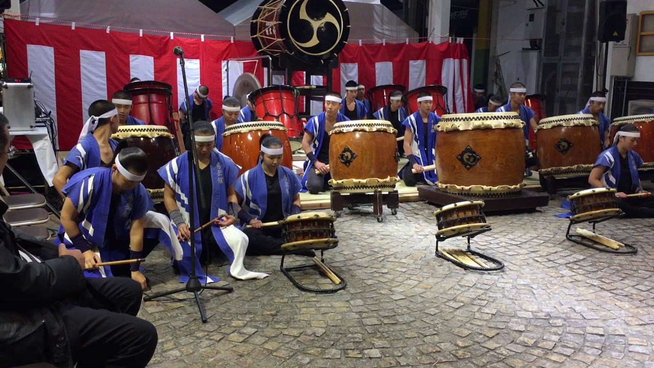 2018年11月22日 八代妙見祭 御夜 秀岳館 雅太鼓