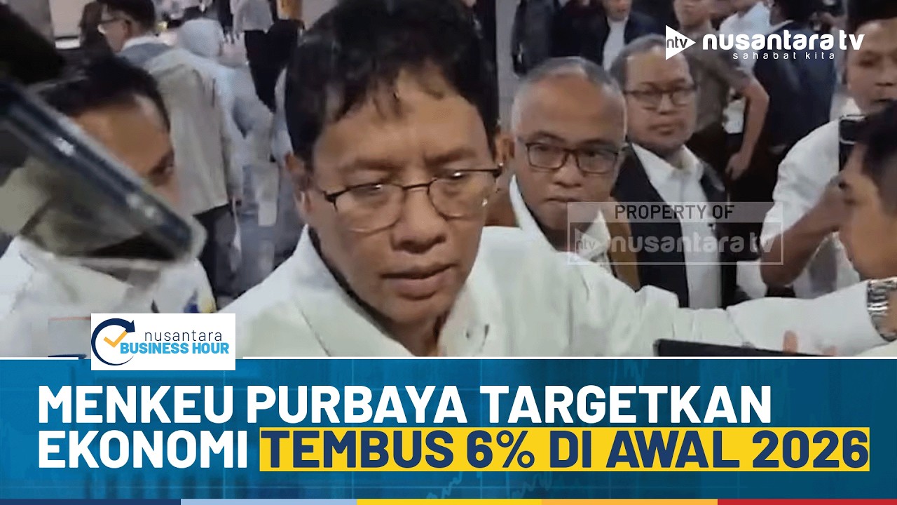 Menkeu Purbaya Pede Ekonomi Tumbuh 5,5-6%, Pemerintah Punya 2 Mesin Ekonomi | NBH
