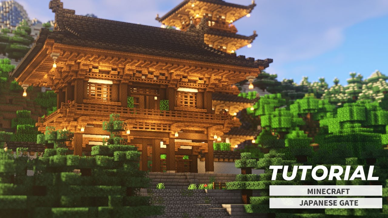 [Minecraft] Как построить идеальные японские ворота
