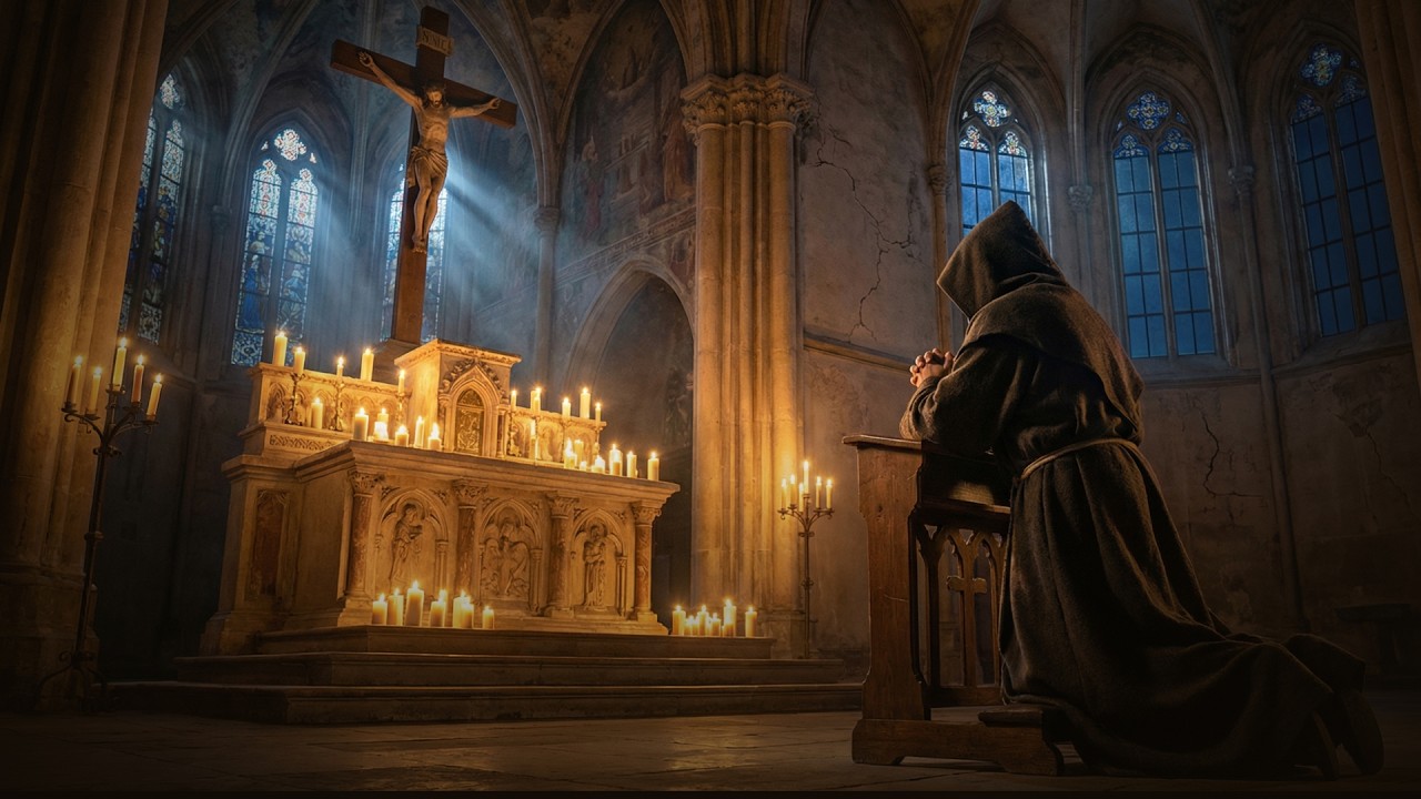 Divine Devotion | Gregorian Chant Meditation Music for Evening Peace (No Ads)